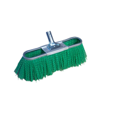Industrial Brushware - Scavenger Broom - Galv - Lt Green - Hard  - 45cm | 11212